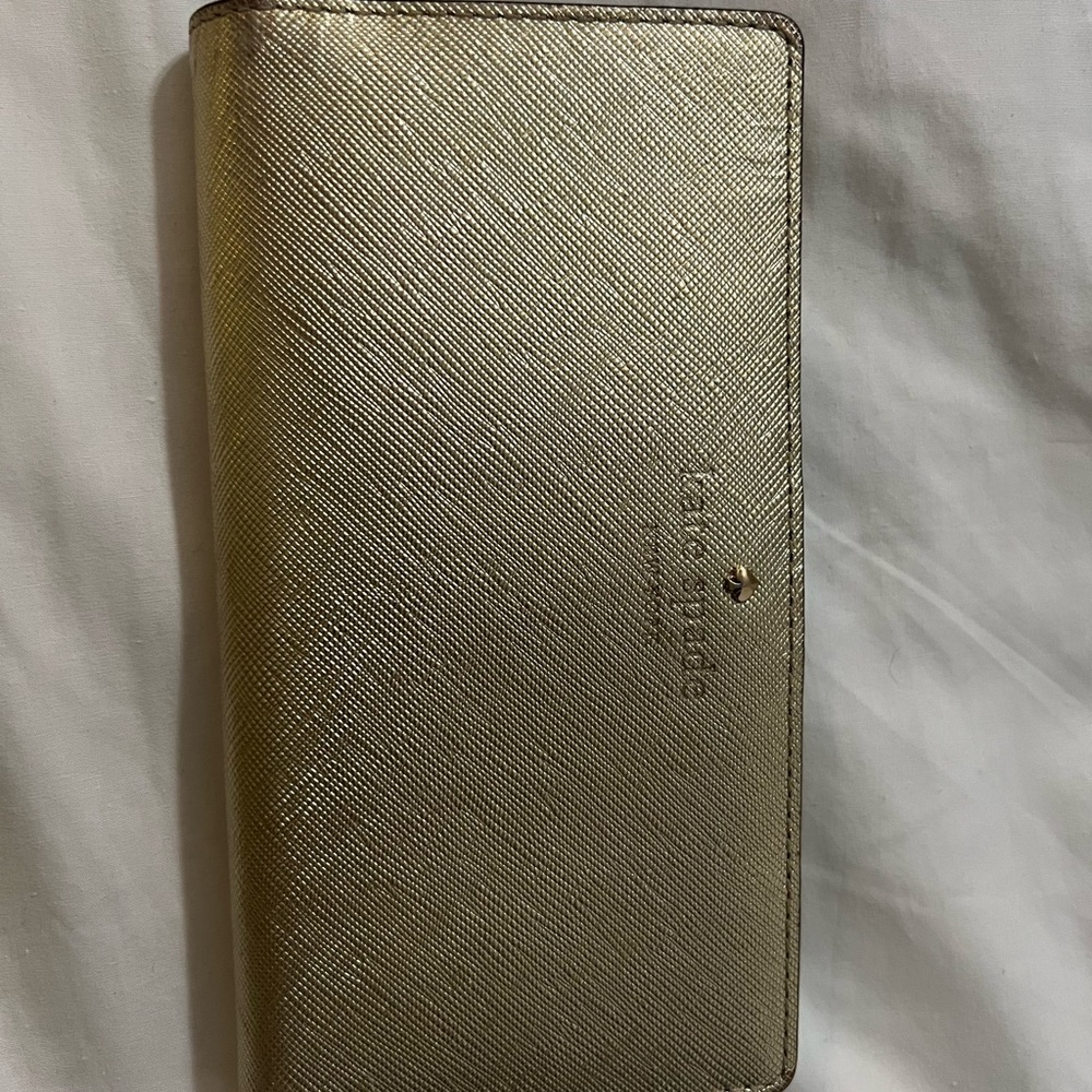Kate Spade Metallic Gold Clutch